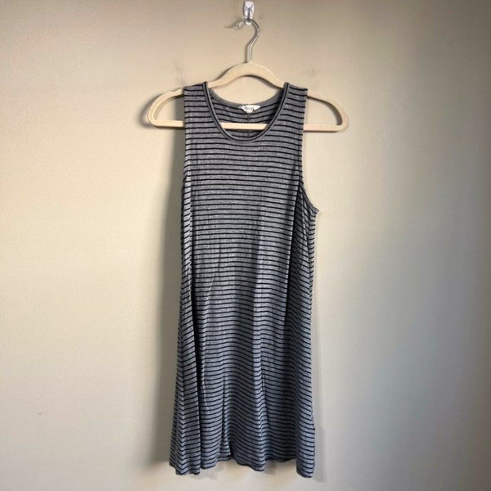 Madewell medium highpoint tank striped dress